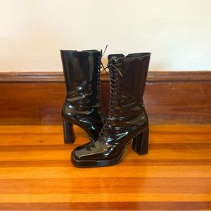 Jeffrey Campbell Testino Leather Ankle Boots